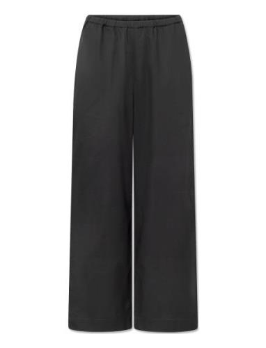 Bella Pants Bottoms Trousers Wide Leg Black STUDIO FEDER