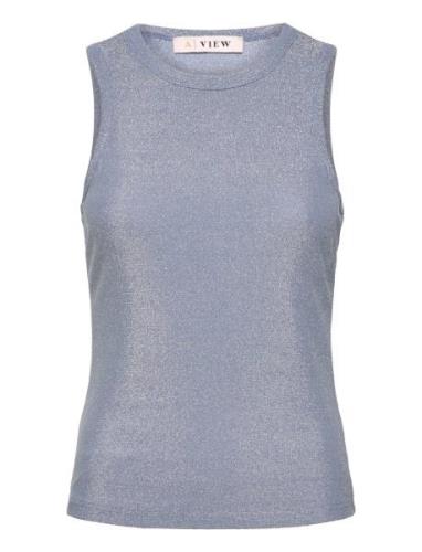 Eva Tank Top Tops T-shirts & Tops Sleeveless Blue A-View