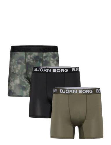 Performance Boxer 3P Boxerkalsonger Multi/patterned Björn Borg