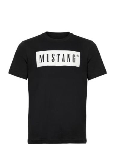 Style Austin Tops T-shirts Short-sleeved Black MUSTANG