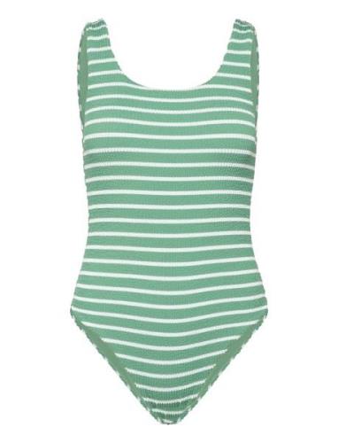 Tulum Swimsuit Baddräkt Badkläder Green Missya
