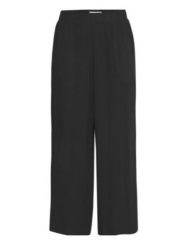 Ihmarrakech So Pa Bottoms Trousers Wide Leg Black ICHI