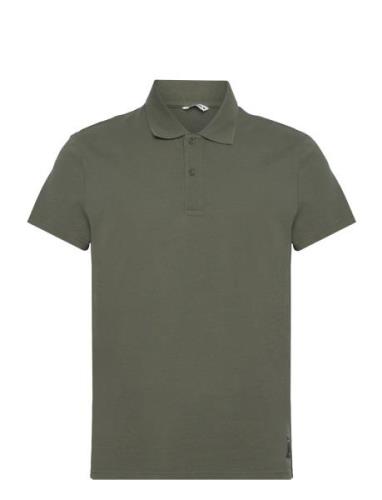 Borg Polo Shirt Tops Polos Short-sleeved Khaki Green Björn Borg