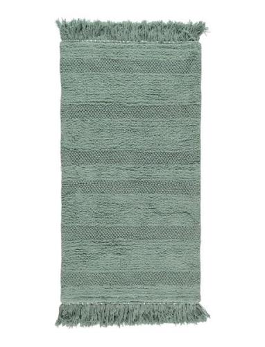 Bath Mat Cotton 70X120Cm, Dark Grey 70X120 Cm Home Textiles Rugs & Car...