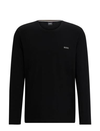 Mix&Match Ls-Shirt R Tops T-shirts Long-sleeved Black BOSS