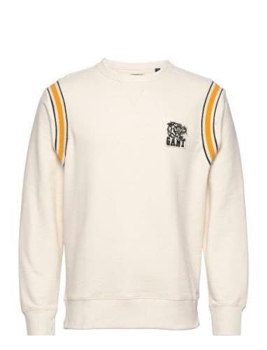 D2. Tiger Badge C-Neck Sweat Tops Sweat-shirts & Hoodies Sweat-shirts ...