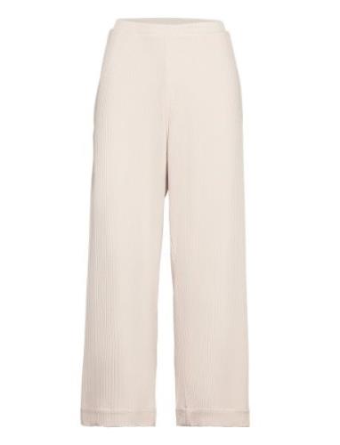 Airy Pants Bottoms Trousers Straight Leg Cream A Part Of The Art