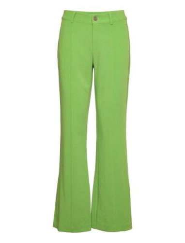 Angela-M Bottoms Trousers Flared Green MbyM