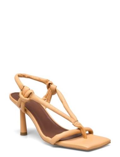 Sheila Sandal Med Klack Orange ALOHAS