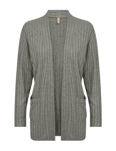 Sc-Ane Tops Knitwear Cardigans Grey Soyaconcept