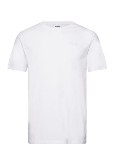 T-Shirt O-Neck Tops T-shirts Short-sleeved White Boozt Merchandise
