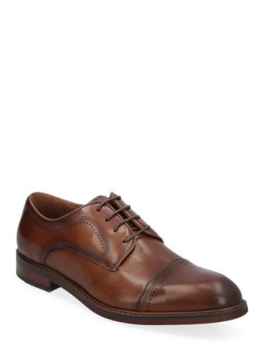 2330 Shoes Business Laced Shoes Brown TGA By Ahler
