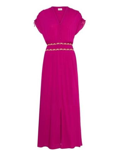 D6Imperia Bohemian Maxi Dress Maxiklänning Festklänning Pink Dante6