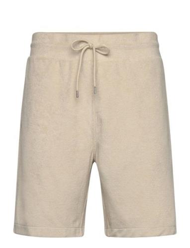 Terry Shorts Bottoms Shorts Casual Cream GANT