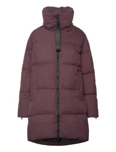 Shanna Down Jacket Women Sport Jackets Padded Jacket Burgundy Tenson