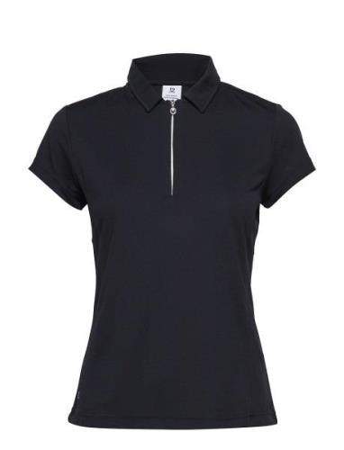 Daily Sports Macy Cap/S Polo Shirt Marinblå