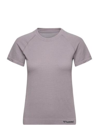 Hmlmt Flow Seamless T-Shirt Sport T-shirts & Tops Short-sleeved Grey H...
