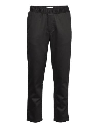 Gustaw Pants Bottoms Trousers Chinos Black Makia