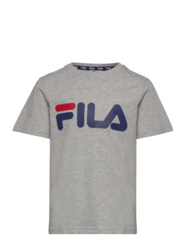 Baia Mare Classic Logo Tee Sport T-shirts Short-sleeved Grey FILA