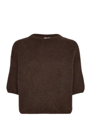 Mimi Knit Jumper Tops Knitwear Jumpers Brown Noella