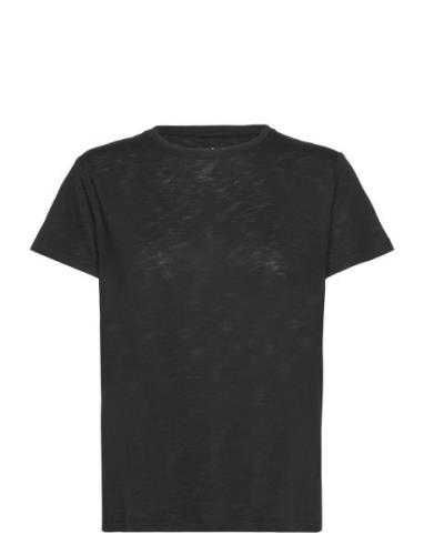 Casall Soft Texture Tee Svart