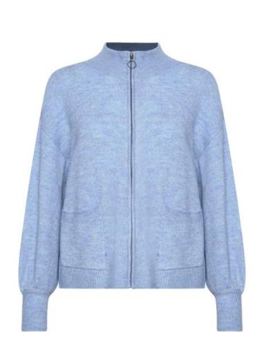 Frelvira Car 2 Tops Knitwear Cardigans Blue Fransa