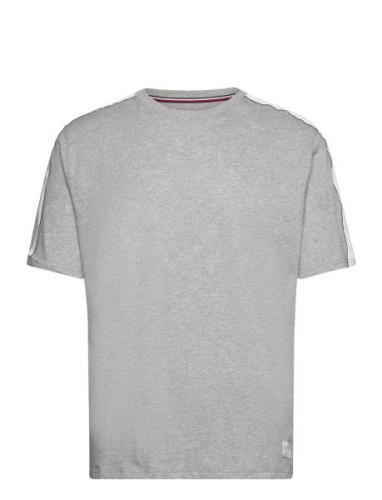 Tommy Hilfiger Ss Tee Logo Grå