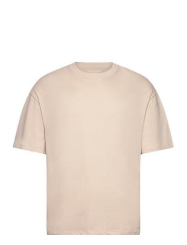 Jjebradley Tee Ss Noos Tops T-shirts Short-sleeved Beige Jack & J S