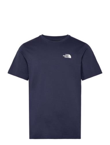 M S/S Simple Dome Tee Sport T-shirts Short-sleeved Navy The North Face