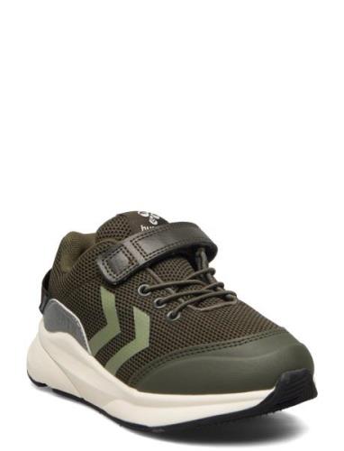 Reach 250 Tex Jr Sport Sneakers Low-top Sneakers Khaki Green Hummel