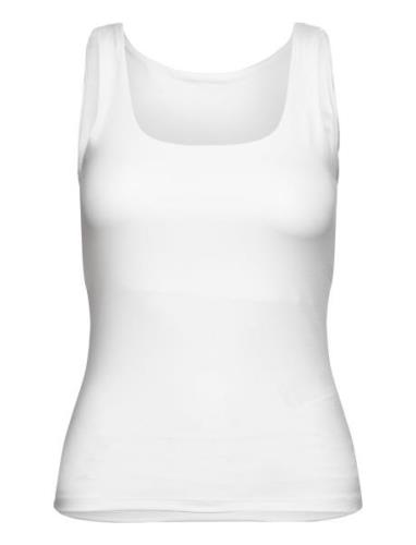 Pcneja Sl Reversible Top Noos Bc Tops T-shirts & Tops Sleeveless White...