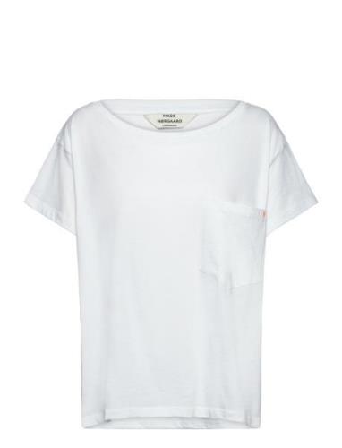 Mads Nørgaard Organic Jersey Torva Tee Vit