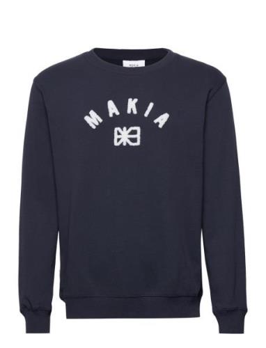 Brand Sweatshirt Tops Sweat-shirts & Hoodies Sweat-shirts Navy Makia