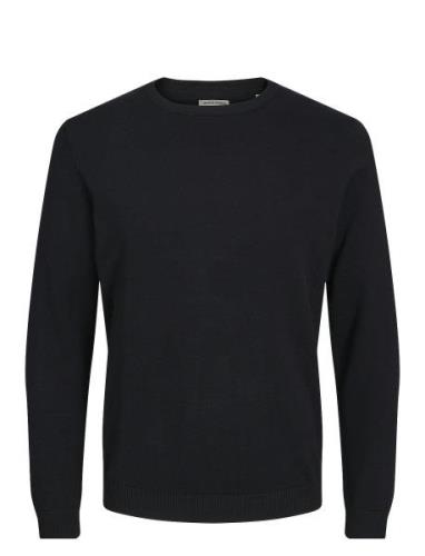 Jack & J S Jjebasic Knit Crew Neck Noos Svart