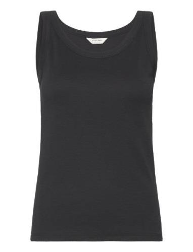 Arvidapw To Tops T-shirts & Tops Sleeveless Black Part Two