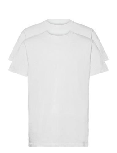 T-Shirt 2-P Tops T-shirts Short-sleeved White Jockey
