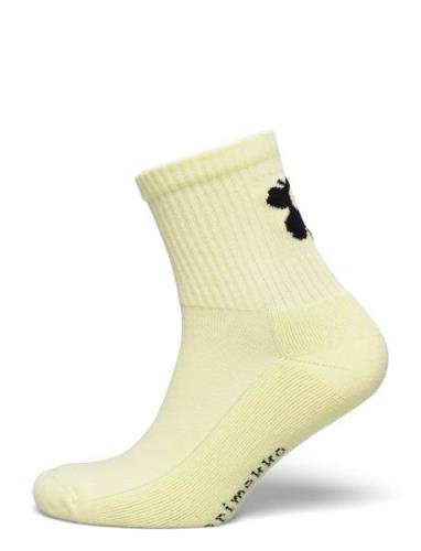 Puikea Unikko Lingerie Socks Regular Socks Yellow Marimekko
