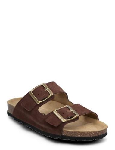 Slipper Platta Sandaler Brown Sofie Schnoor