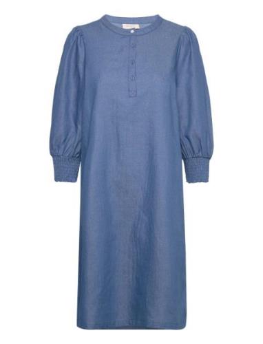 Fqaby-Dress Knälång Klänning Blue FREE/QUENT