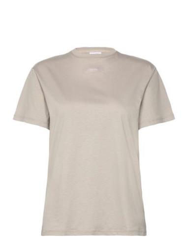 Calvin Klein Micro Logo T Shirt Beige