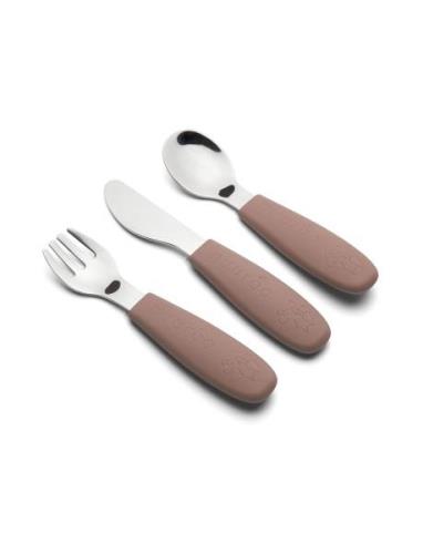 Jana Cutlery Set 3 Pack Home Meal Time Cutlery Pink Nuuroo