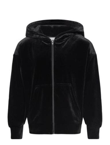 Hoodie Full Zip Tops Sweat-shirts & Hoodies Hoodies Black Rosemunde Ki...