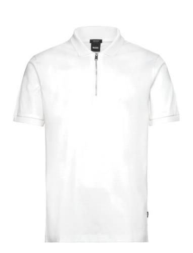 Polston 11 Tops Polos Short-sleeved White BOSS