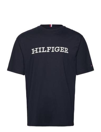 Tommy Hilfiger Monotype Embro Archive Tee Marinblå