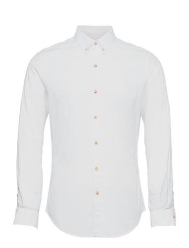 Slim Fit Dobby Shirt Tops Shirts Casual White Polo Ralph Lauren