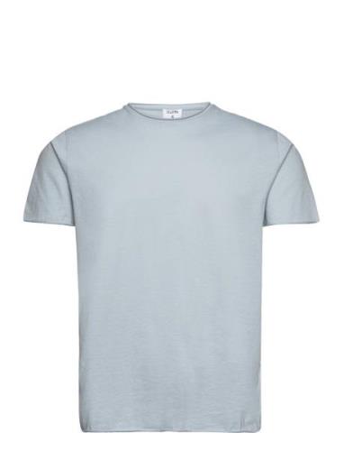 Roll Neck Tee Designers T-shirts Short-sleeved Blue Filippa K
