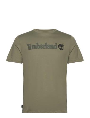 Timberland Kennebec River Linear Logo Short Sleeve Tee Cassel Earth Gr...