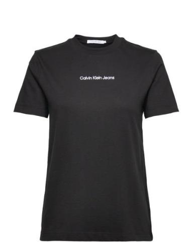 Calvin Klein Jeans Institutional Straight Tee Svart