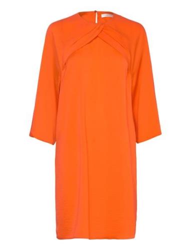 Hatoiw Dress Knälång Klänning Orange InWear