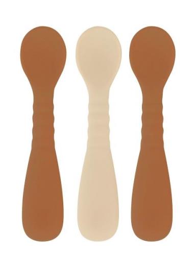 3 Pack Spoon Home Meal Time Cutlery Multi/patterned Mikk-line